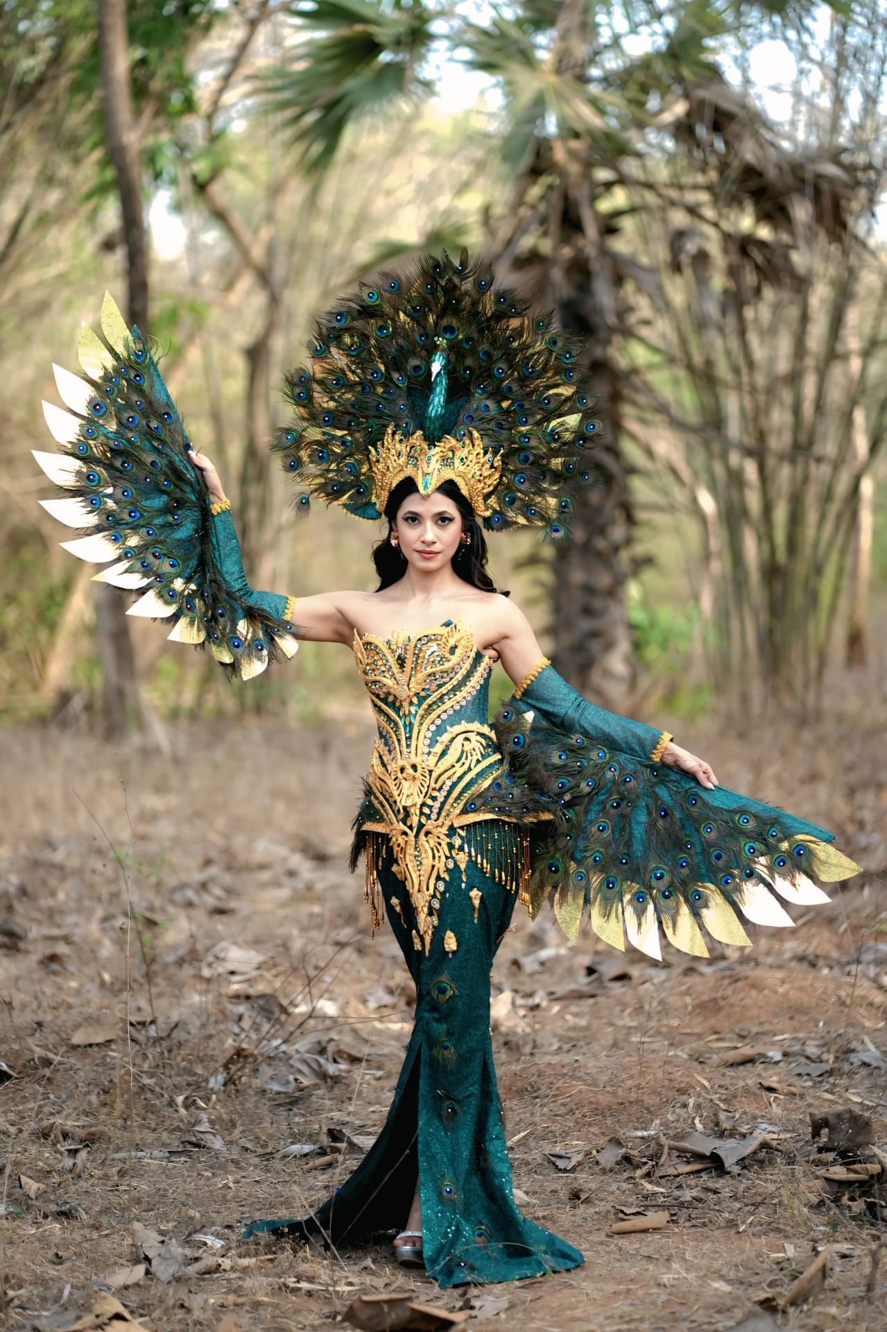 Delegate in traditional African costume